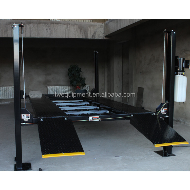 Parking 4 Post Double Stacker Parking Lift/car Parking Machine With CE