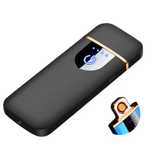 Hot Selling Promotion Touch Induction Lighter USB Rechargeable Lighter Electronic Cigarette Lighters