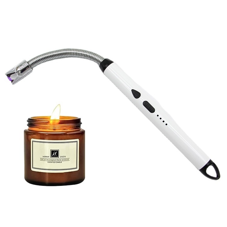 Flameless windproof USB electric arc long grill lighter for candles oil lanterns ethanol fireplaces gas stoves campfires