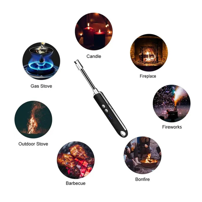 Cheap Wholesale Rechargeable BBQ Lighters Led Candle Lighter Flameless Multi Purpose USB Lighter