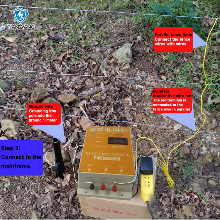 livestock battery operated electric fence energizer transformer