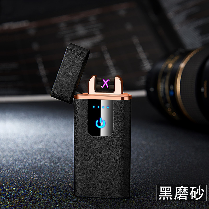 Hot sale Creative Promotional Gift windproof Dual soft Flame Lighters metal lighter for cigarette