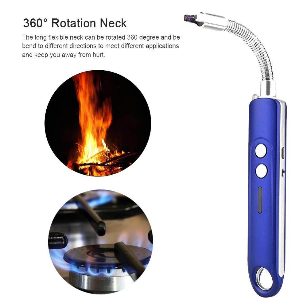 Windproof flameless electric lighter kitchen electric candle lighter arc