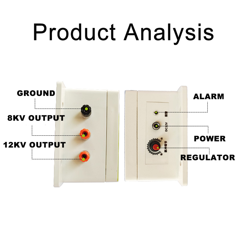 Factory direct 5km animal electronic fence energizer 2J electric fence pulser pasture energy controller with alarm