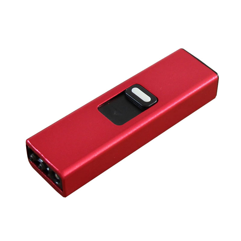 Single Arc Flameless Windproof Electric USB Lighter Custom Gift Electronic Plasma Lighter with Flashlight