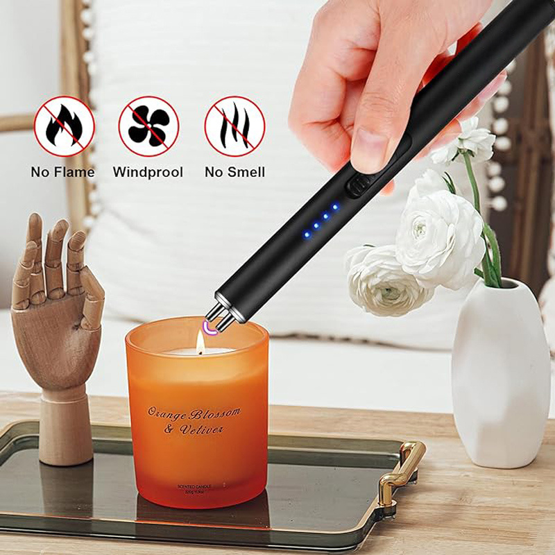 Mother's Day Birthday Gifts for Women Mom Wife Rechargeable USB Lighter Arc Flameless Lighters for Camping BBQ Birthday