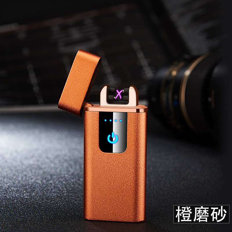 Hot sale Creative Promotional Gift windproof Dual soft Flame Lighters metal lighter for cigarette