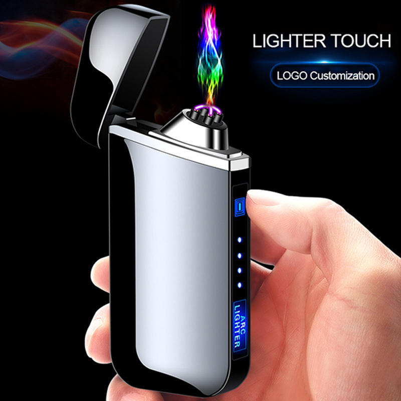 Strength Factory Stable Quality Ultra Thin Rechargeable Lighter for Camping BBQ Kitchen Men Gift Customized