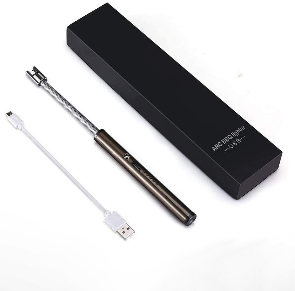 Premium Long Reach Neck Rechargeable Electric Candle Lighter for Grill Camping Campfire