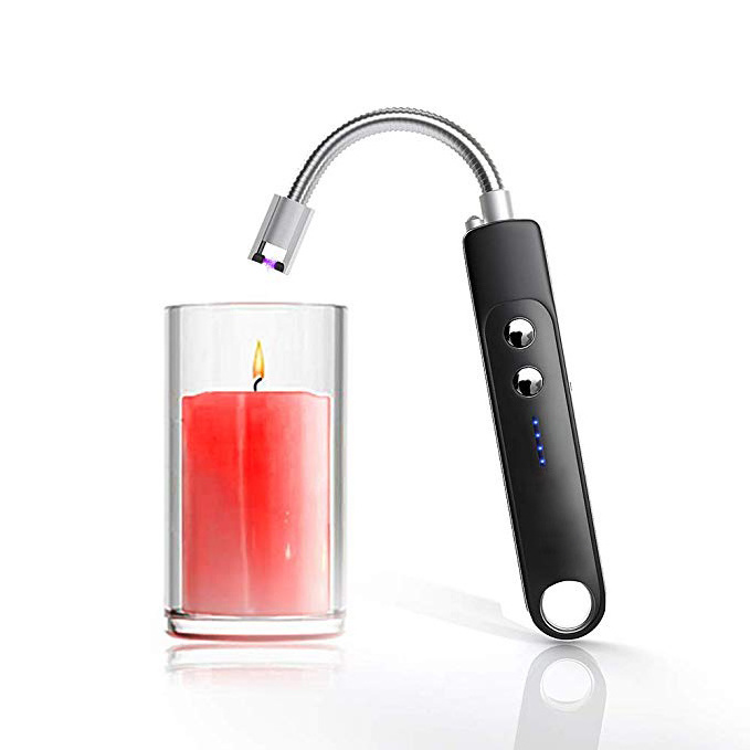 Flexible Arc Lighter USB Candle Plasma Lighter Rechargeable Windproof Lighter Long