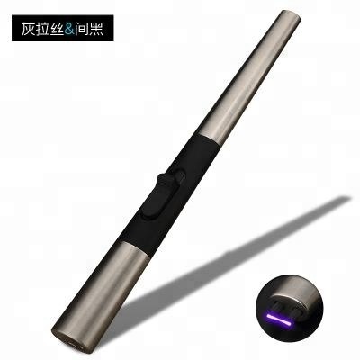 Rechargeable Arc Pulse Plasma USB Aluminium Alloy Single Battery Barbacoa Lighter Wholesale Torch