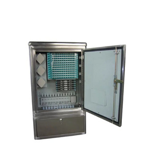 FTTH 144 Core Optical Splitter Cross Connection Cabinet ,Outdoor Fiber Distribution Hub