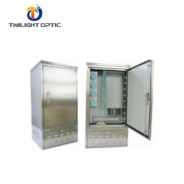 FTTH 144 Core Optical Splitter Cross Connection Cabinet ,Outdoor Fiber Distribution Hub