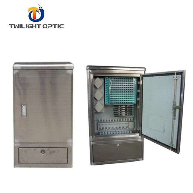 FTTH 144 Core Optical Splitter Cross Connection Cabinet ,Outdoor Fiber Distribution Hub