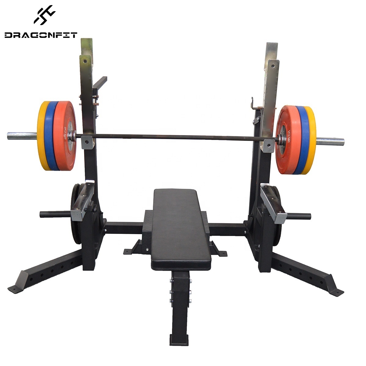 Competition IPF Combo Rack Weight Lifting Bench Competition Style Combo Commerical Gym Rack