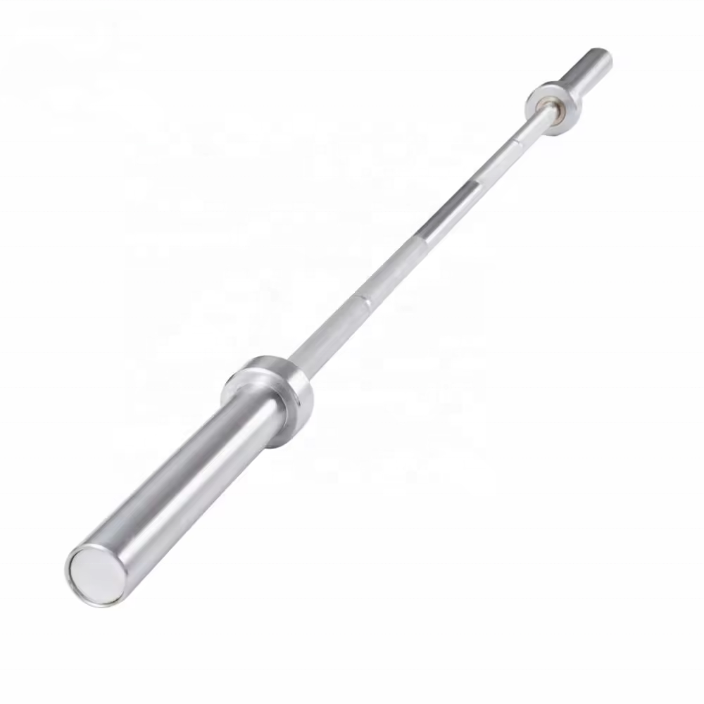 72 Inch Gym Equipment Chrome Weightlifting Barbell Bar For Strength Training