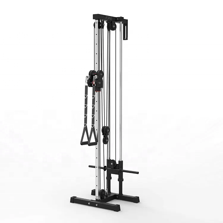 Wall Mount Cable Crossover Machines with Adjustable Pulley System for Home Gyms Equipment