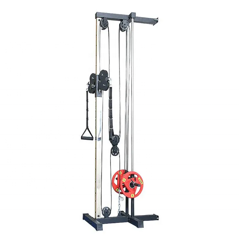 Wall Mount Cable Crossover Machines with Adjustable Pulley System for Home Gyms Equipment