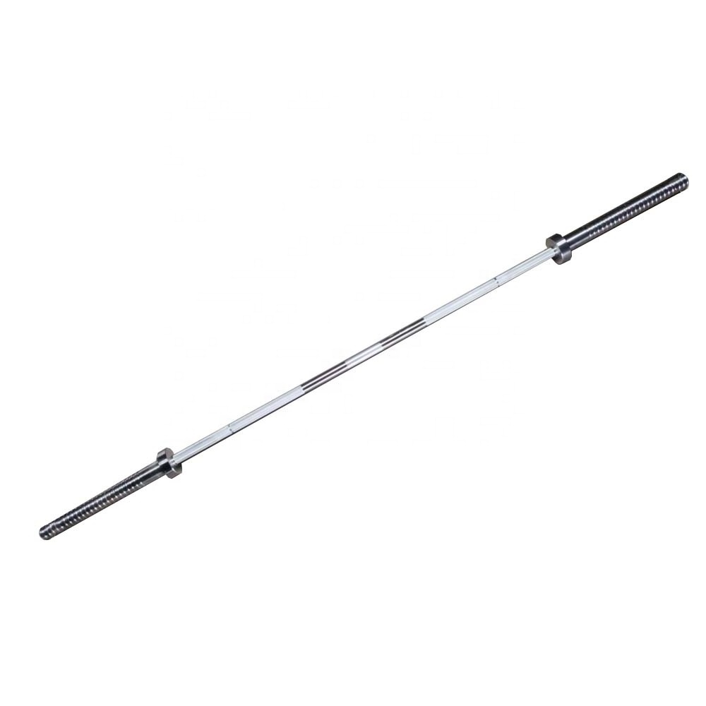 72 Inch Gym Equipment Chrome Weightlifting Barbell Bar For Strength Training