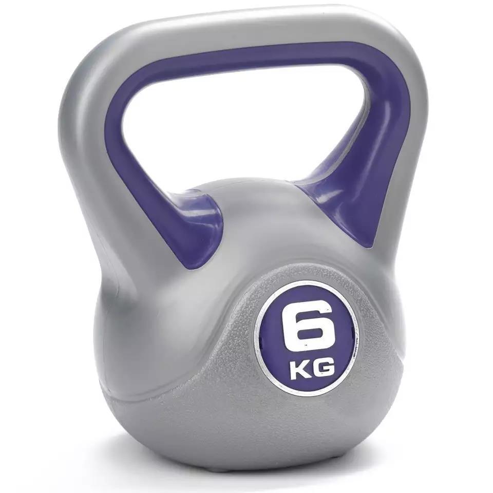 Cement Sand Filled Kettlebells Environmental Protection Competitions 5lb 10lb 15lb 20lb PP cement Colorful Kettlebell