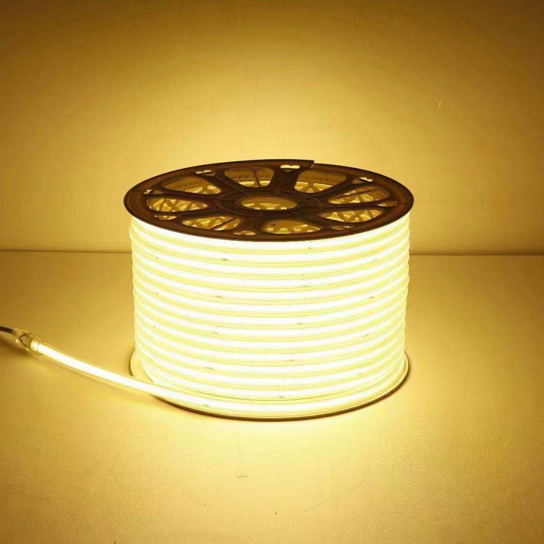 Cob Led Strip 3000K 6000K Light 220V  Flexible Waterproof Strip Led Cob 15W For Room Outdoor strip led cob