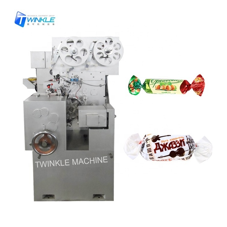 Hot Selling Toffee Candy Cutting And Double Twisting Wrap Sealing Machinery