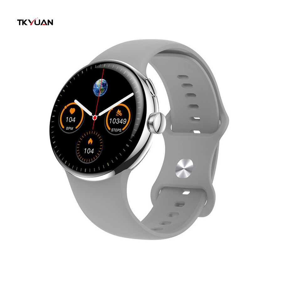 TKYUAN OEM ODM Smartwatch AMOLED Display BT Call Music Player Smart Watch Heart Rate Blood Oxygen Wristband for Women Men