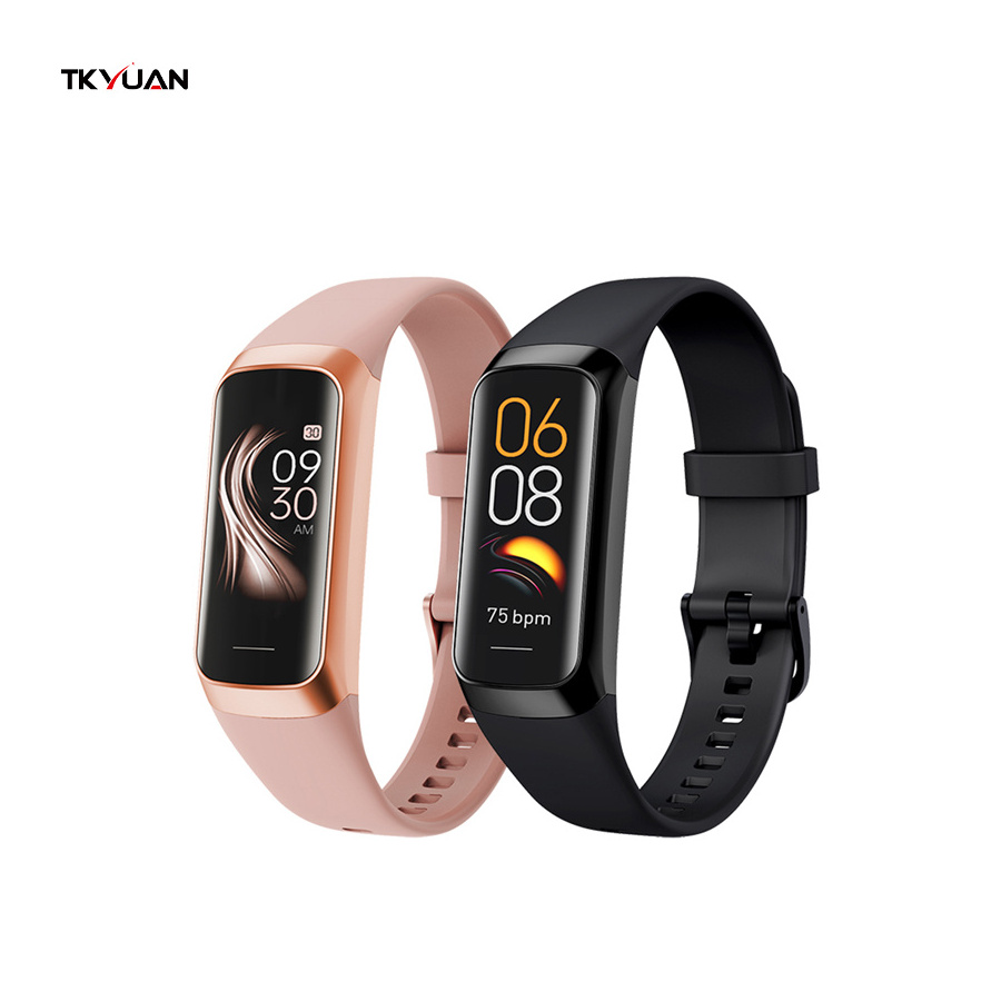 TKYUAN Body Temperature Measure Smart Bracelet Waterproof Smart Band Wristband With Heartrate Blood Pressure Fitness Watch