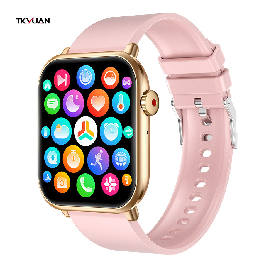 TKYUAN QX9 Heart Rate Monitoring BT Calling Smart Watches Reloj inteligente Sport Temperature Smart Watch