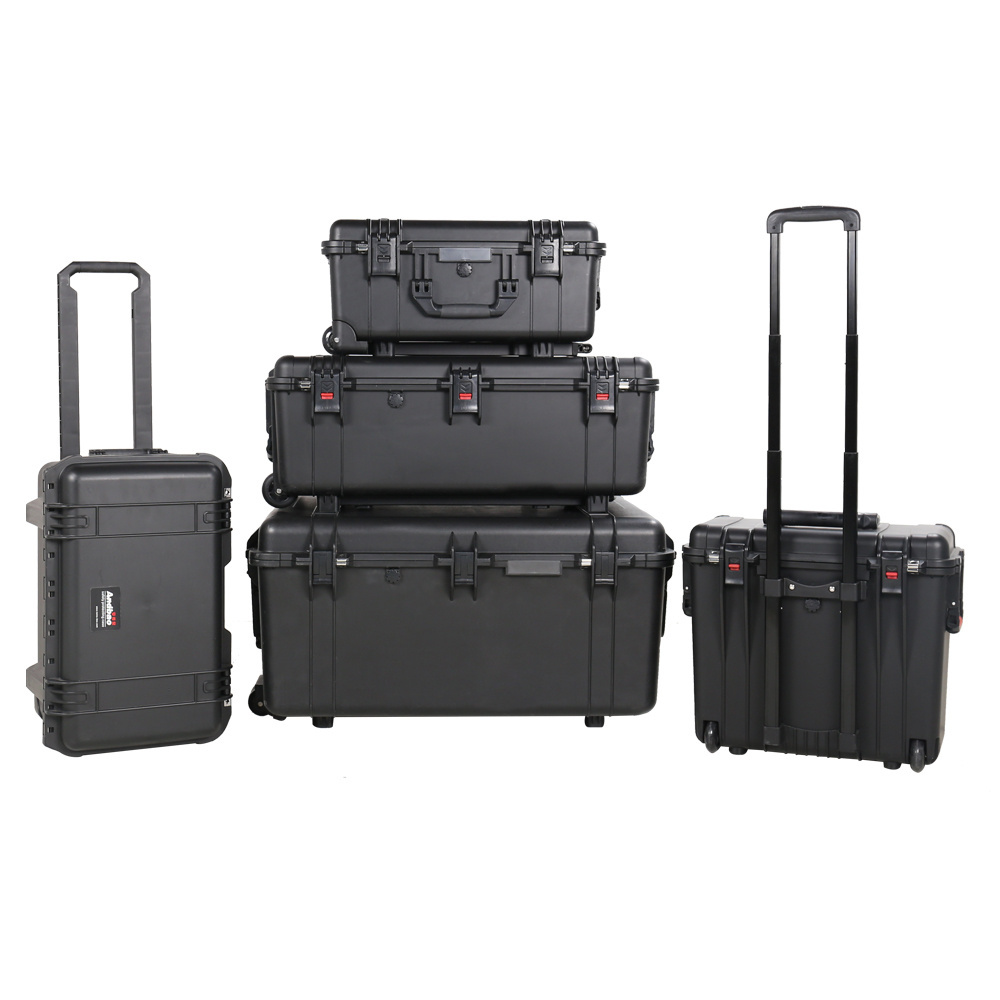 Lifetime Warranty IP67 Trolley Hard Case with Handle Pelican Case With Foam