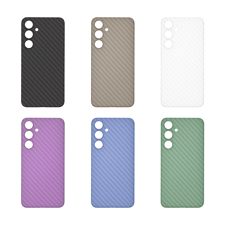 ODM OEM 0.55mm PP Carbon Fiber Phone Case Samung S24 S24 Plus Ultra Thin Shockproof Phone Cover Case Anti FingerPrint PP Case