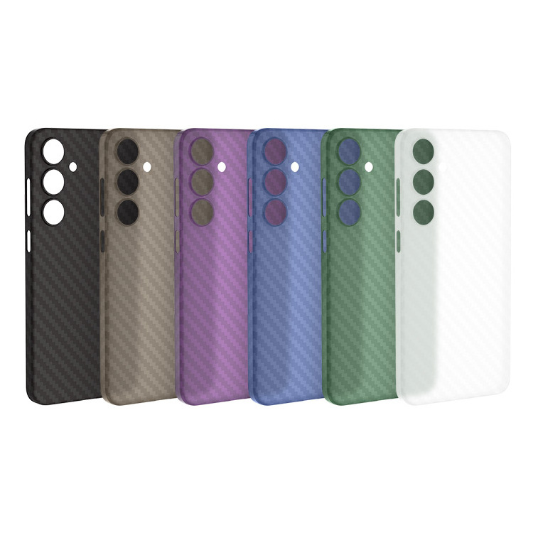 ODM OEM 0.55mm PP Carbon Fiber Phone Case Samung S24 S24 Plus Ultra Thin Shockproof Phone Cover Case Anti FingerPrint PP Case