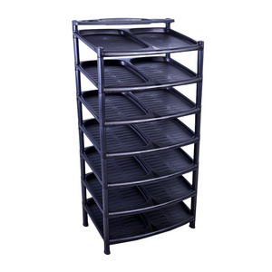 Top Premium Supplier Dormitory Accommodates Space Shoe Rack of Province of Artifacts Stackable Waterproof Plastic Shoe Racks