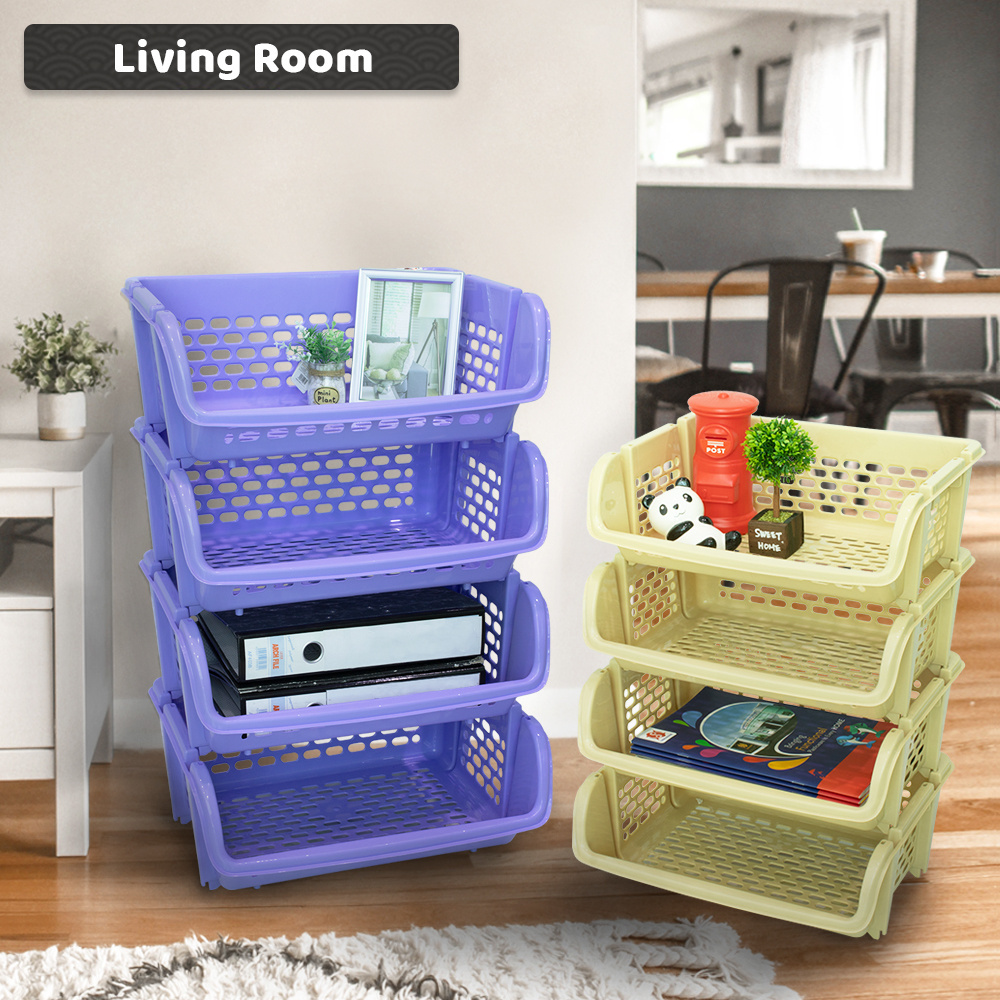 Top Supplier Wholesale 3 Tier Medium Stackable Rack High Quality Promising Various Colors Available Malaysia Home Furniture