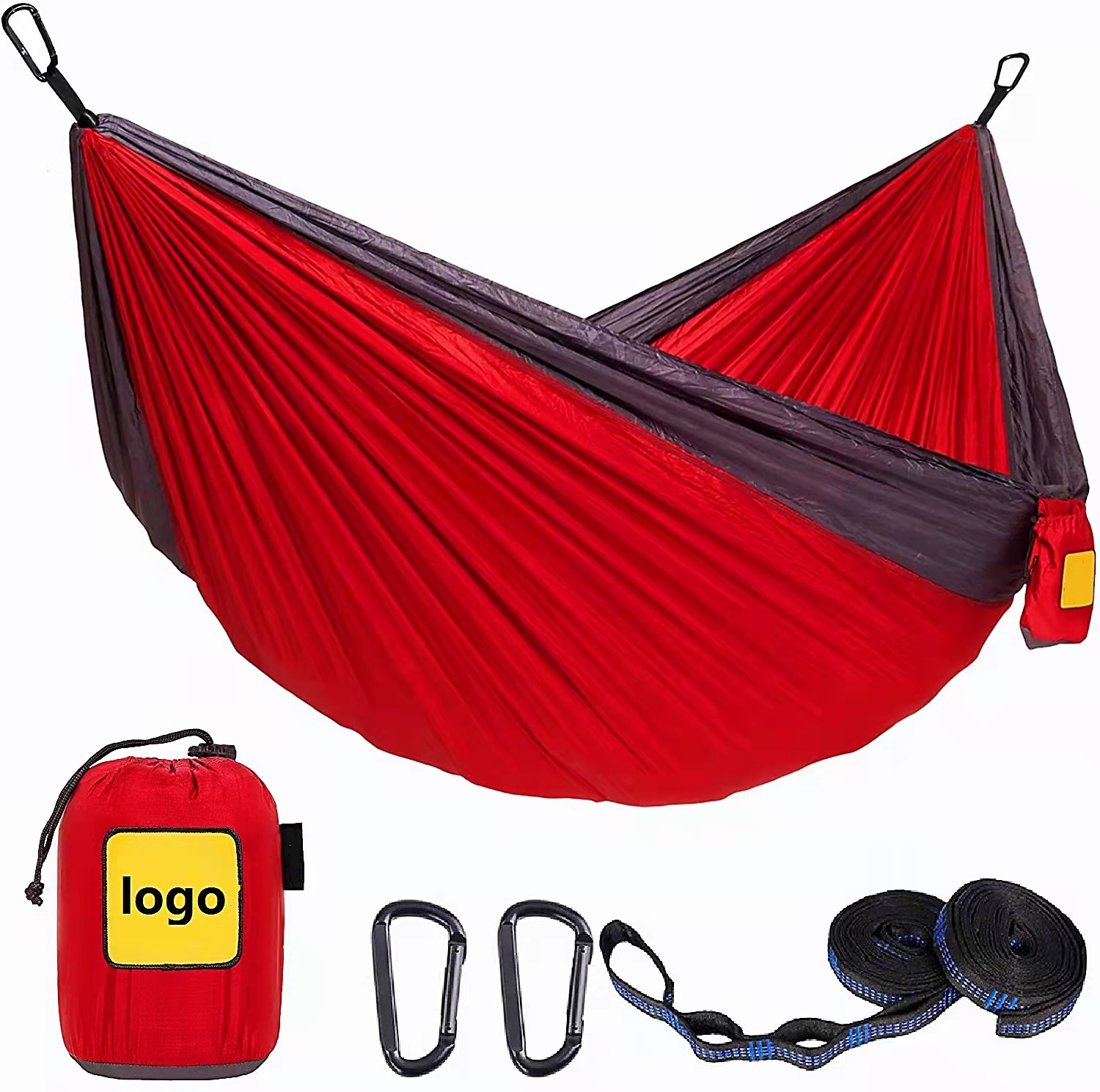 Wholesale Custom Folding High Quality Nylon Fabric Portable Outdoor Swing Hammock