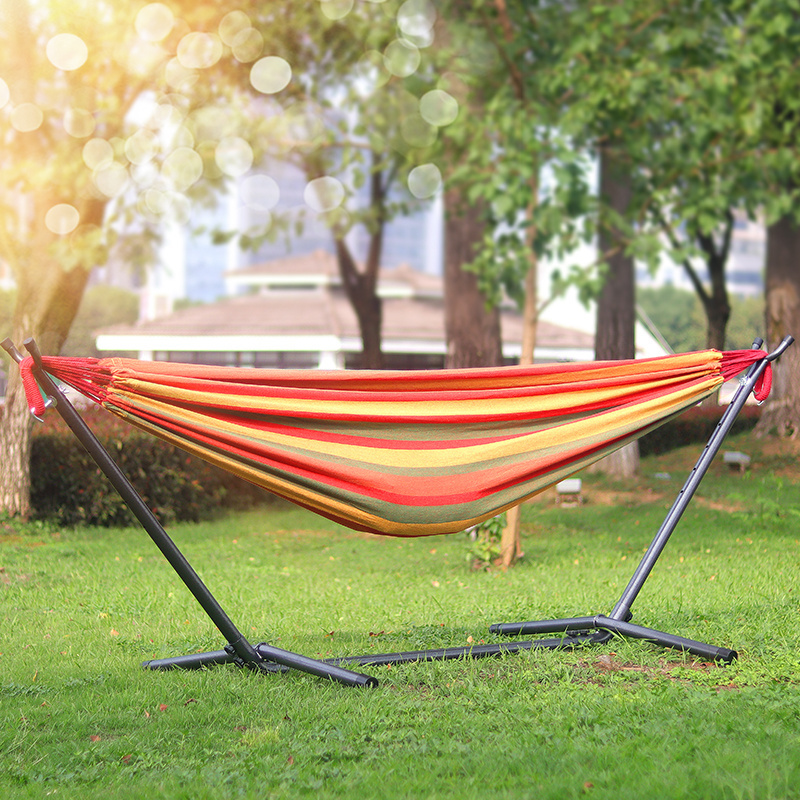 High Quality Portable Camping Hammock Swing Chair with Stand foldable Hammock with Stand