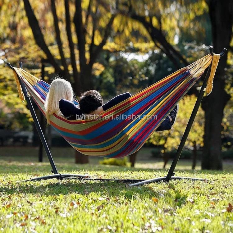 High Quality Portable Camping Hammock Swing Chair with Stand foldable Hammock with Stand