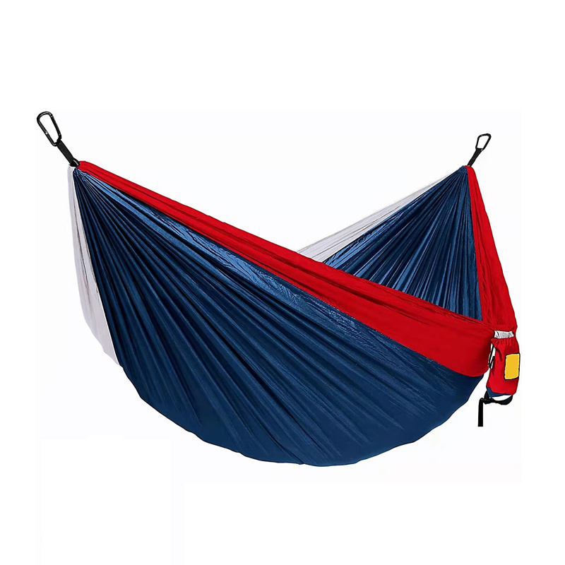 Wholesale custom parachute swing hammock outdoor camping hanging tree portable double hammock bed