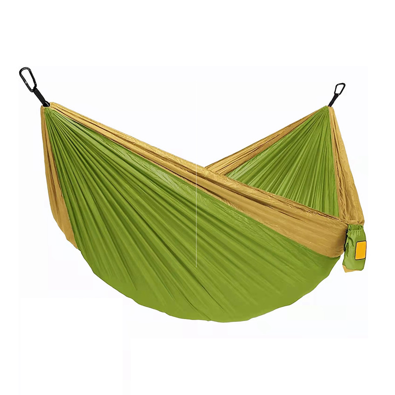 Wholesale custom parachute swing hammock outdoor camping hanging tree portable double hammock bed