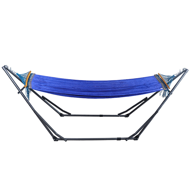 3 In 1 Outdoor Portable Hook Double Hanging Hammock Stand Hammock Swing Chair with stand With Storage Carry Bag