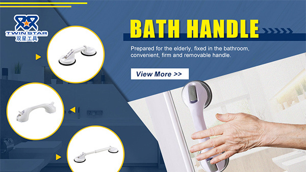 Hot Sale Modern Design Plastic PVC Bath Grab Handle Safety Handrail Elderly Suction Cup Toilet Support Bar Bathroom Accessory