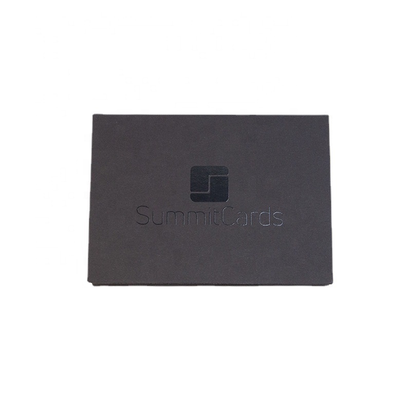 Custom bulk cheap black paper sim card sleeve wholesale credit card packaging logo spot UV cardboard business card sleeve