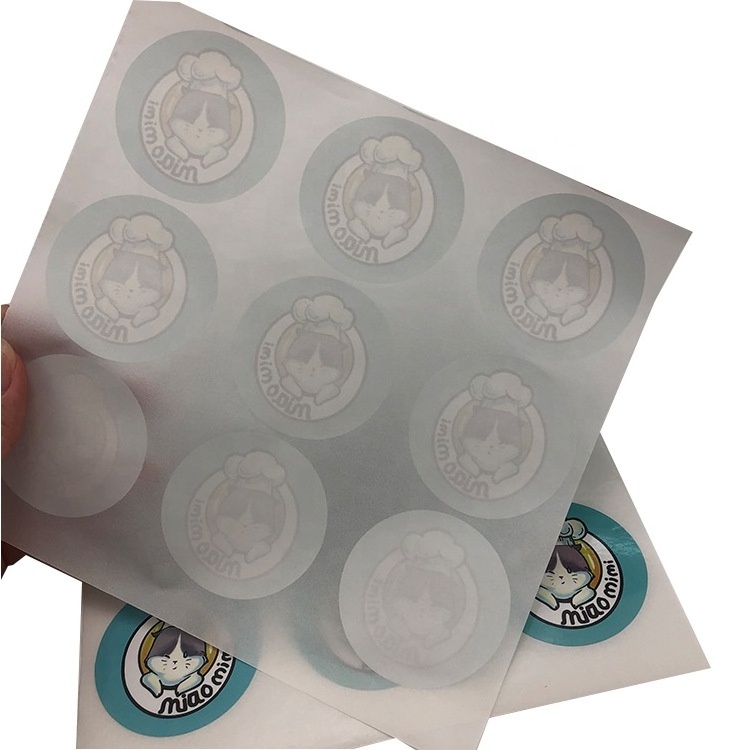 China sticker supplier meat packaging label paper plastic waterproof oil proof kitchen sticker paper adhesive label