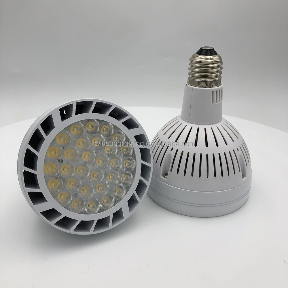 Professional PAR30 Interior Bulb E27 6000K LED PAR30 Spotlight 24W 35W for Commercial lighting