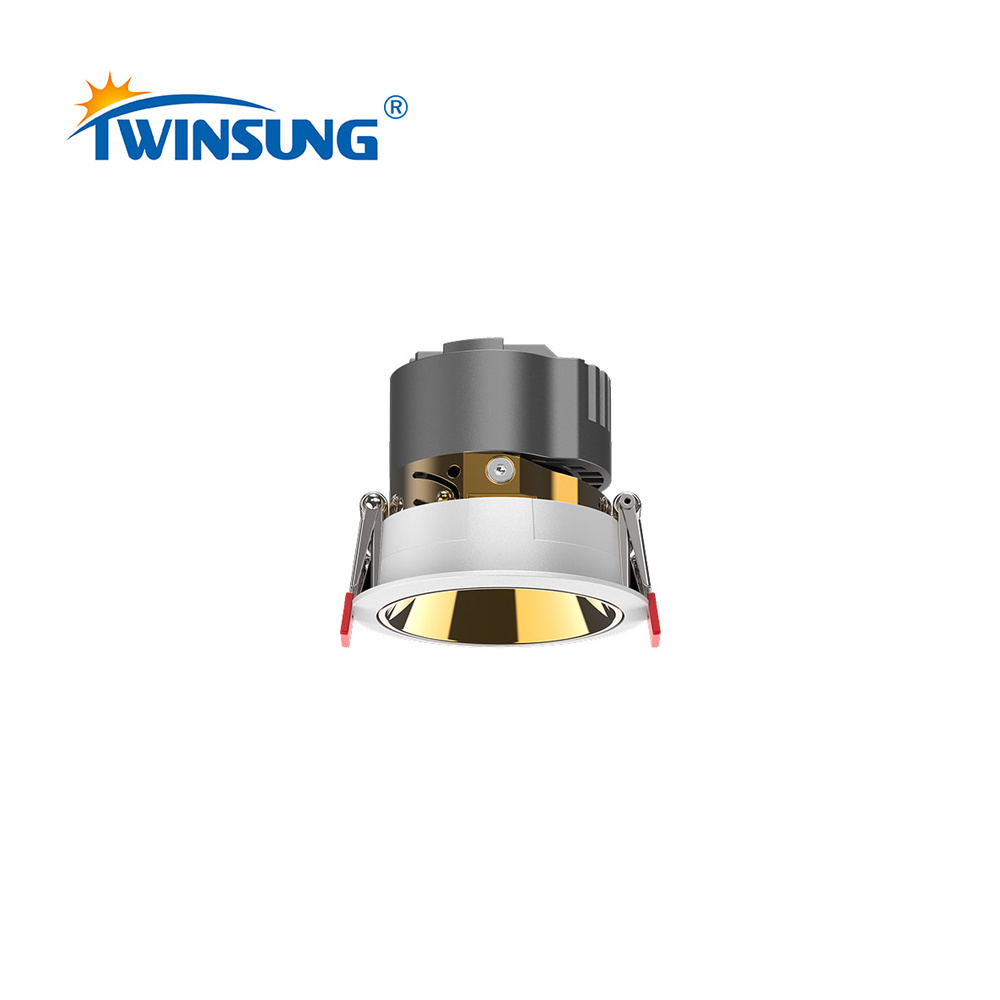 LED Ceiling Spot Housing Recessed Gu10 Mini Embedded Cob Downlight 15 Degree Aluminum Mr16 Lamp Spotlight Fixture