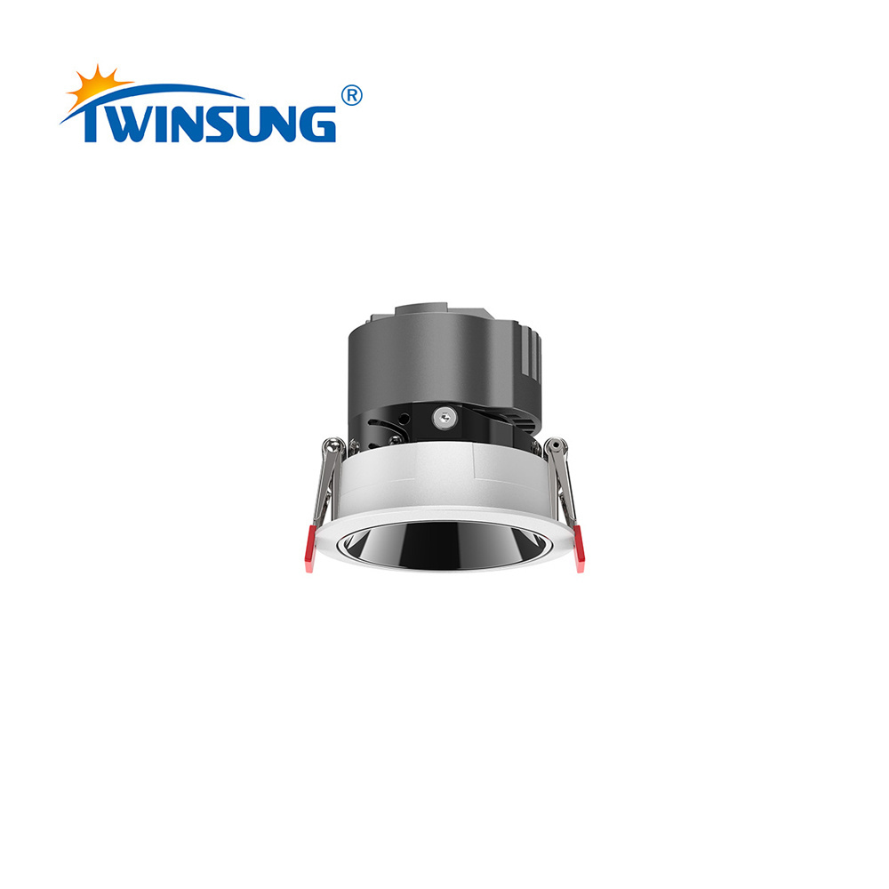 LED Ceiling Spot Housing Recessed Gu10 Mini Embedded Cob Downlight 15 Degree Aluminum Mr16 Lamp Spotlight Fixture