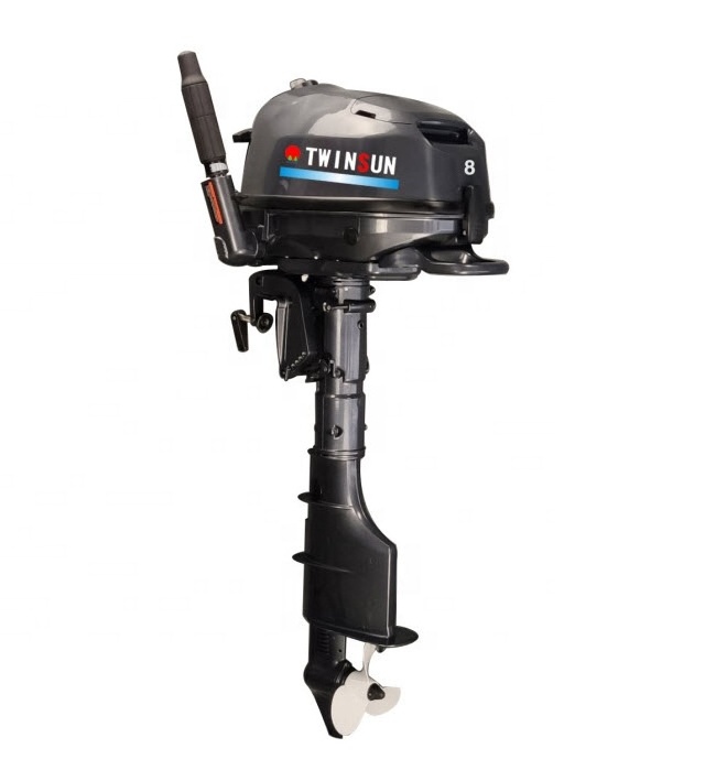 TWINSUN 8HP outboard motor 4 stroke long  shaft outboard engine outboards 8HP boat motor 8HP boat engine yacht engine