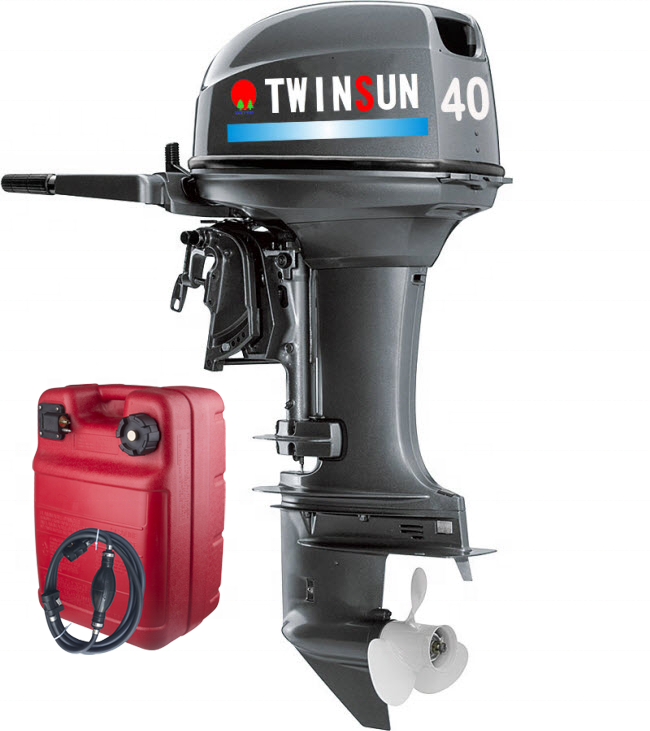 TWINSUN 40HP outboard motor 2 stroke long shaft outboard engine outboards 40HP boat motor 40HP  yacht engine E40XMHL boat engine