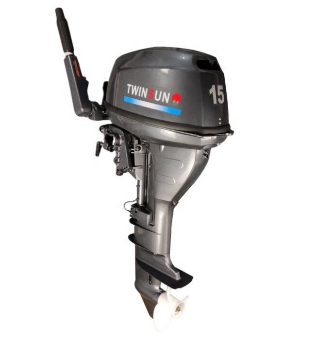 twinsun 15HP outboard motor 4 stroke length shaft outboard engine outboards  15HP boat motor  boat engine yamahas yacht engine