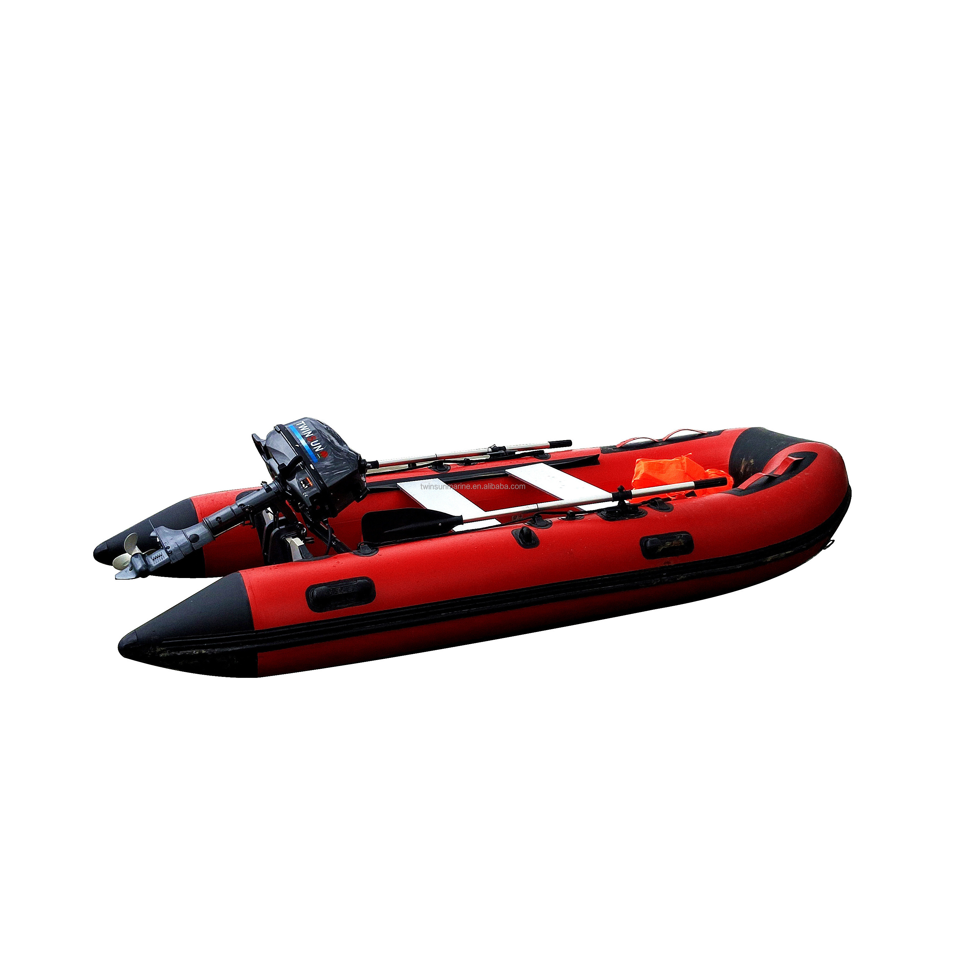 PVC Inflatable Boats Dinghy 4m folding boat portable fishing boats